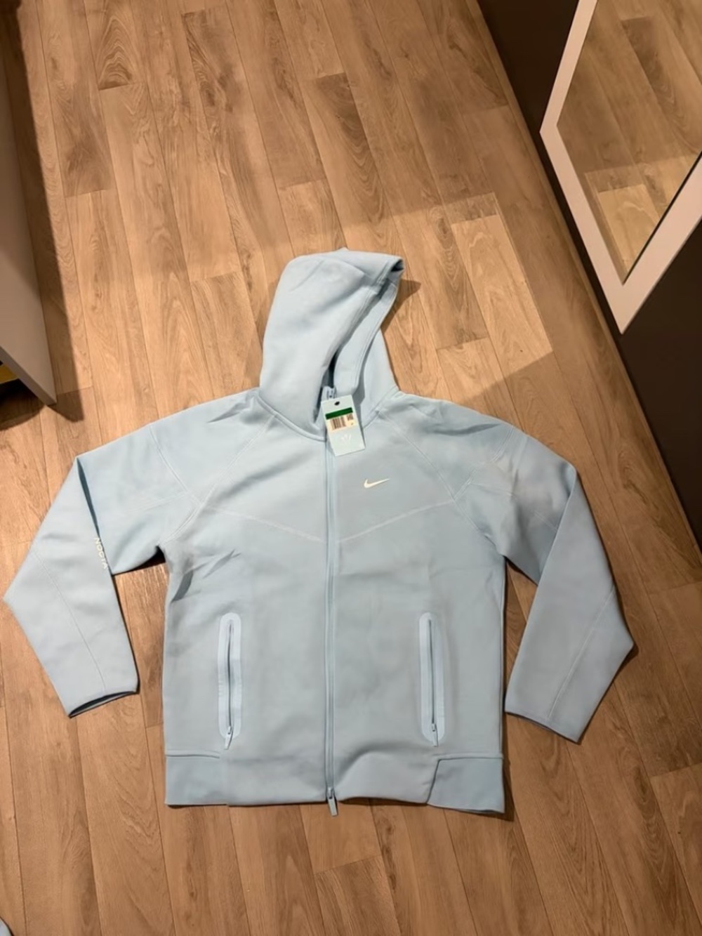Nike NOCTA Tech Fleece Tracksuit — Baby Blue, Size XL